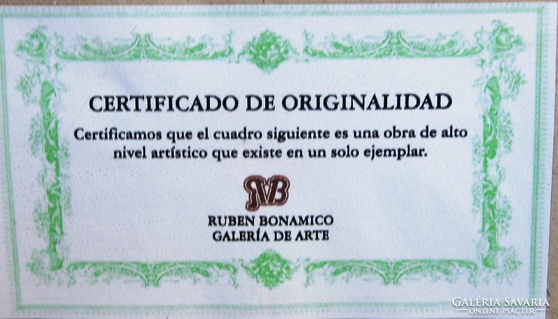Argentinian contemporary painting, 1997, after a retro Coca-Cola advertisement, with certificate, marked.