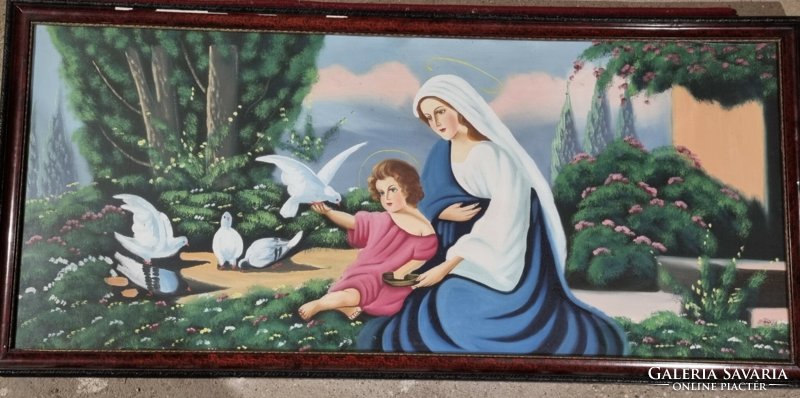 Mary with the Child Jesus - large painting