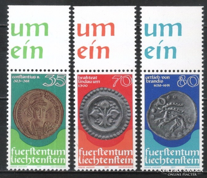 Liechtenstein 0217 mi 677-679 post office EUR 2.50