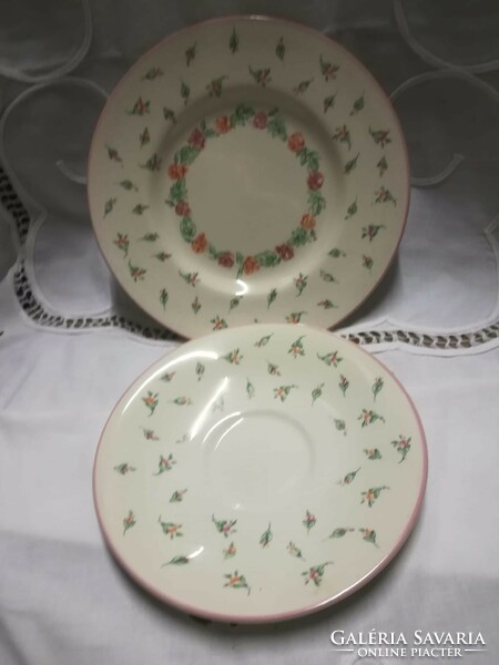 Vintage Laura Ashley Rosebud porcelán szervírozó szett