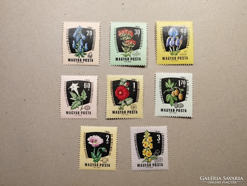 Hungary-medicinal and industrial plants 1961