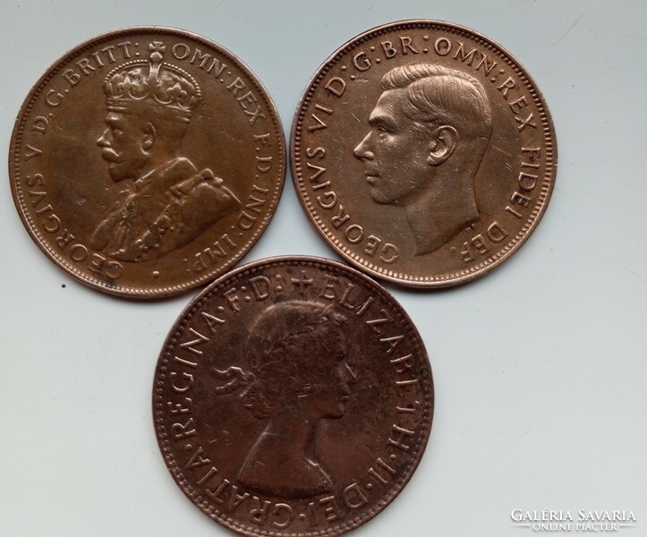 Ausztrál penny + ezüstök