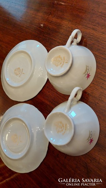 Old German roschütz porcelain mocha set