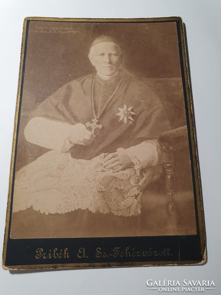 Simor János püspök ,hercegprimas kemenyhatu fotoja 11×16 cm