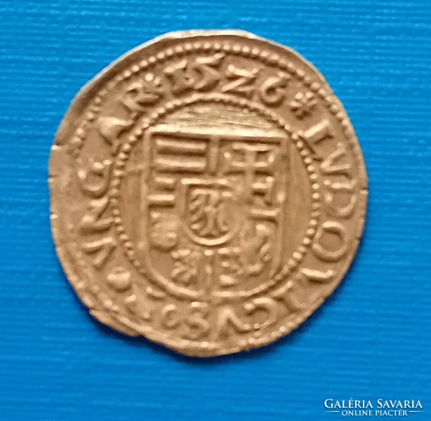 Second Louis denar 1526 av aunc extra nice
