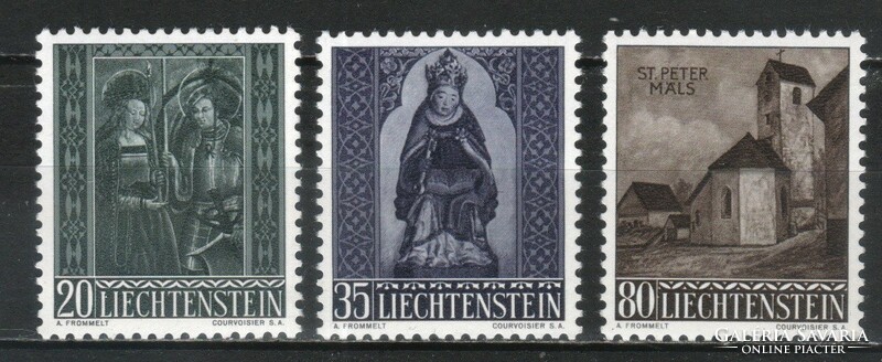 Liechtenstein 0287 mi 374-376 post office EUR 13.00