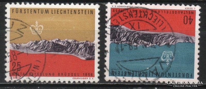 Liechtenstein  0286 Mi 369-370        2,00 Euró