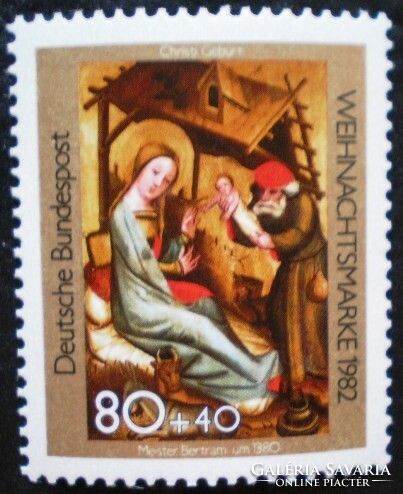 N1161 / Germany 1982 Christmas stamp postal clear