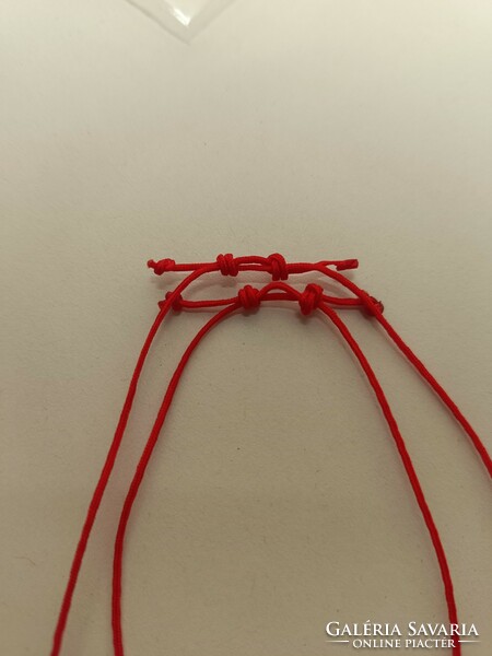 Pair of Kabbalah red cord protective bracelets