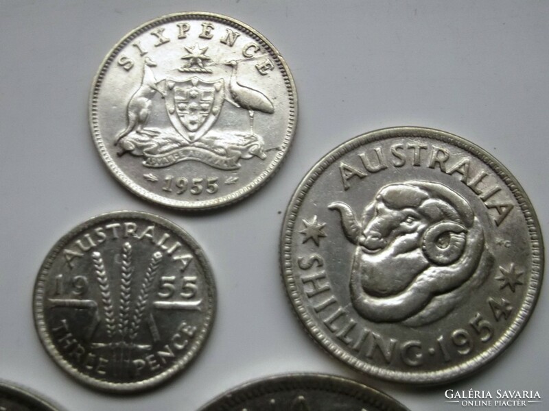 Ausztrál penny + ezüstök