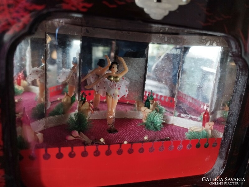 Intarziás japán ékszerdoboz