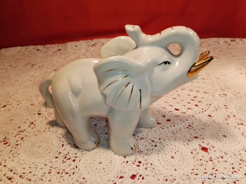 Porcelain elephant.