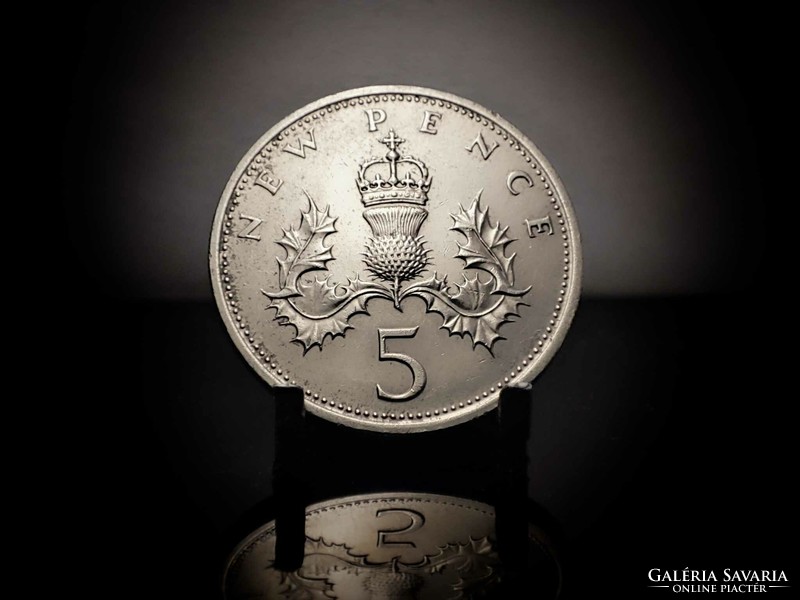 Egyesült Királyság 5 Új penny, 1968