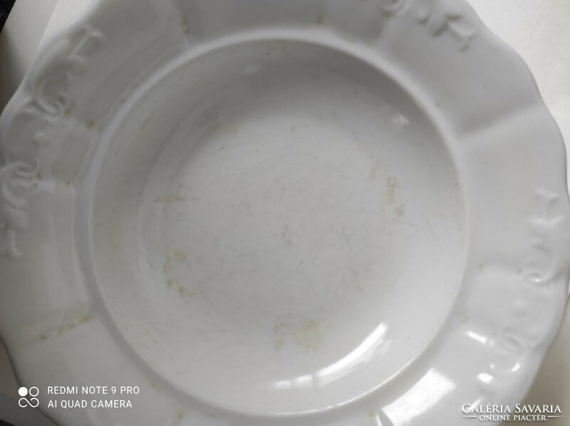 White porcelain plate