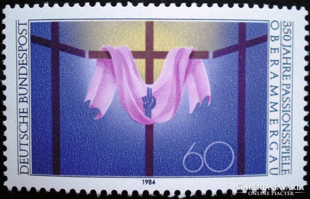N1201 / Németország 1984 Passiójáték Oberammergauban bélyeg postatiszta