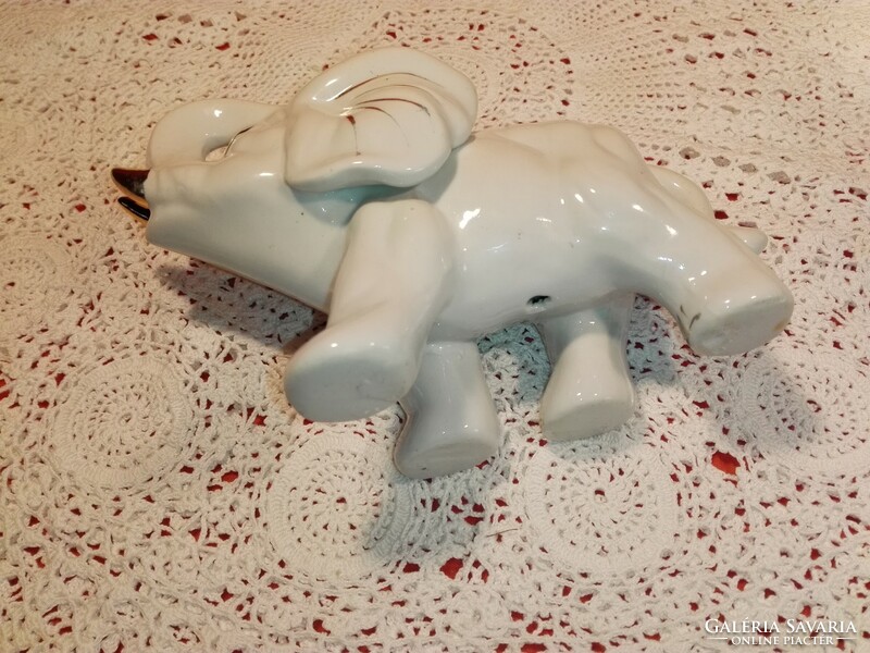 Porcelain elephant.