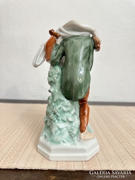 Old Herend porcelain figure.