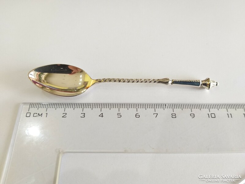 Rare antique Dutch silver teaspoon (date 04/24)