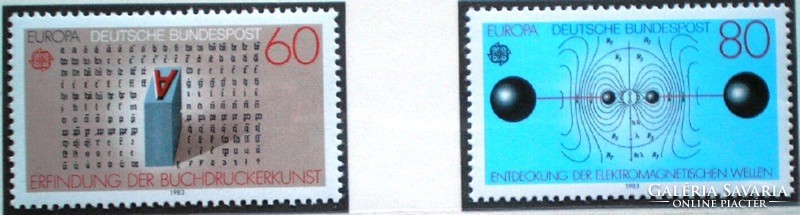 N1175-6 / Németország 1983Europa CEPT bélyegsor postatiszta