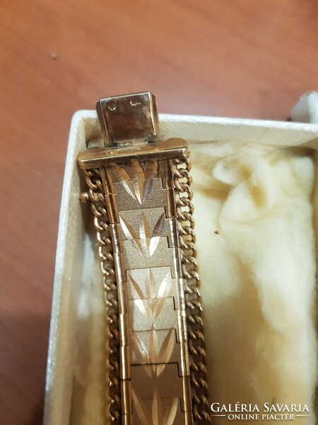 Antique bracelet gold color marked