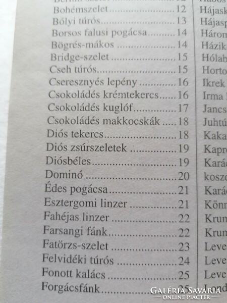 Mózes István Miklós:  A 100 legjobb sütemény 2000-res kiadás.