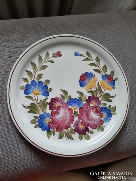 Hand-painted decorative plate, wall plate marked decorative plate