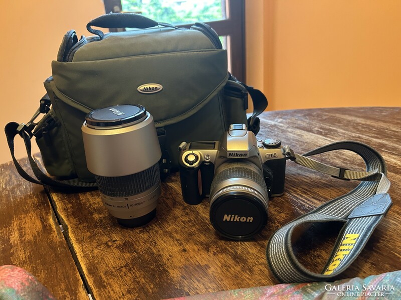 Nikon F65 váz + objektívek