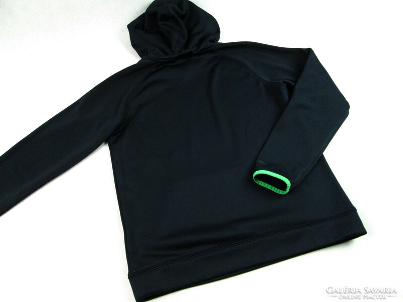 Original under armor (adolescent) black sporty hooded sweatshirt