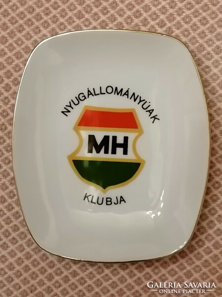 Hollóháza ash tray, memorial bowl _ mh pensioners' club