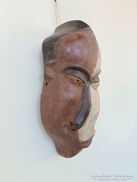 Antik afrikai maszk Pende gyógyító beteg antik Kongó africká maska 775 dob 33 8769