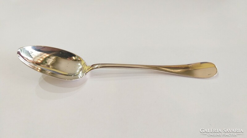 Antique silver spoon with Diana head, with coat of arms! (Ezt. 24/15.)