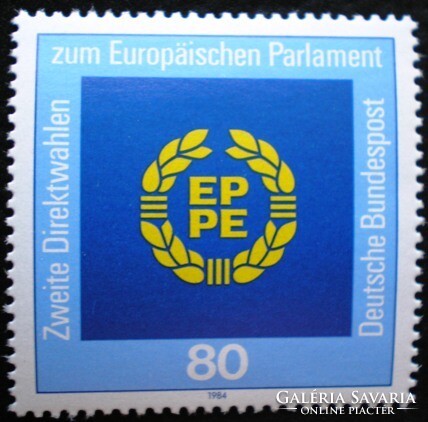 N1209 / Germany 1984 European Parliament election stamp postal clerk