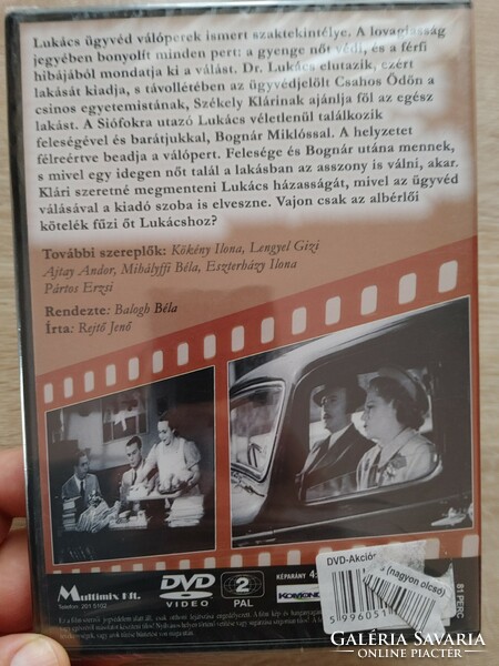 Úrilány szobát keres  dvd film -BONTATLAN  Kabos Gyula Zilahy irén Somló István