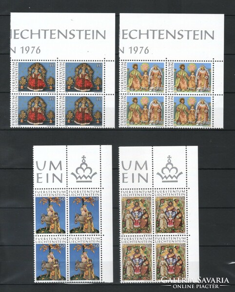 Liechtenstein 0230 mi 662-665 post office EUR 16.00