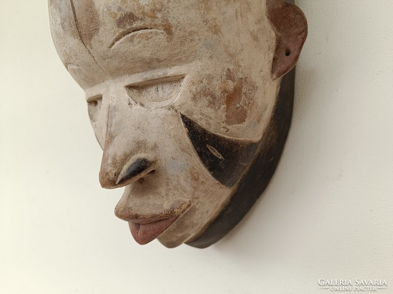 Antique African Igbo ethnic group wooden mask Nigeria African mask 738 drum 44 8724