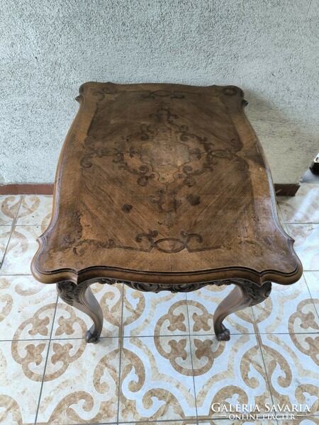 Csodálatosan faragott Asztal szalon Rokokó Bécsi barokk stílusú