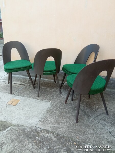 Tatras chairs by Antonin Suman, 4 mid-century dining chairs