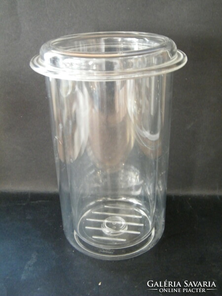 Vintage Italian Guzzini Acrylic Wine Cooler Ice Bucket
