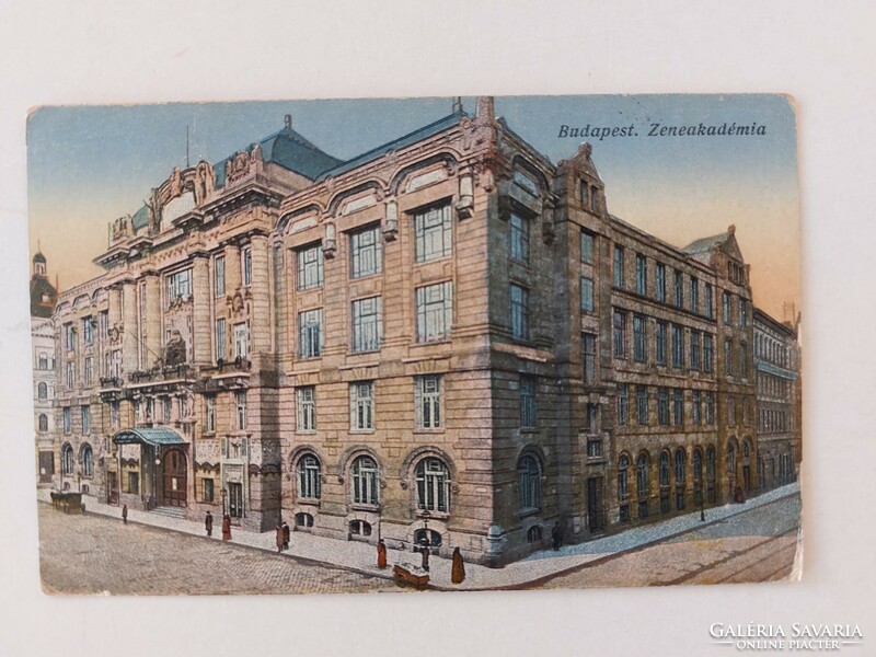 Képeslap Budapest 1921 Budapest Zeneakadémia