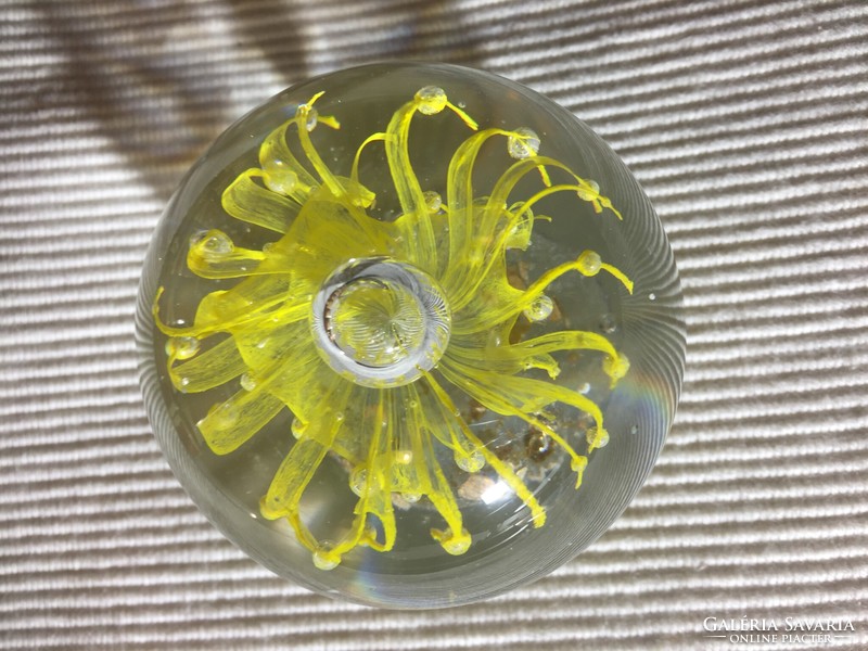 Murano or Czech glass leaf weights (m2)