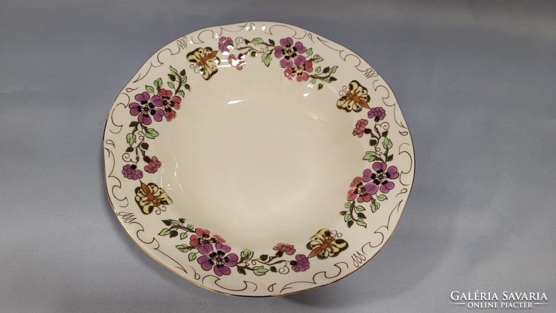 Zsolnay butterfly deep plate, soup plate