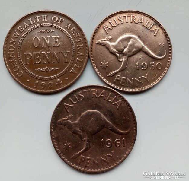 Australian pennies + silvers