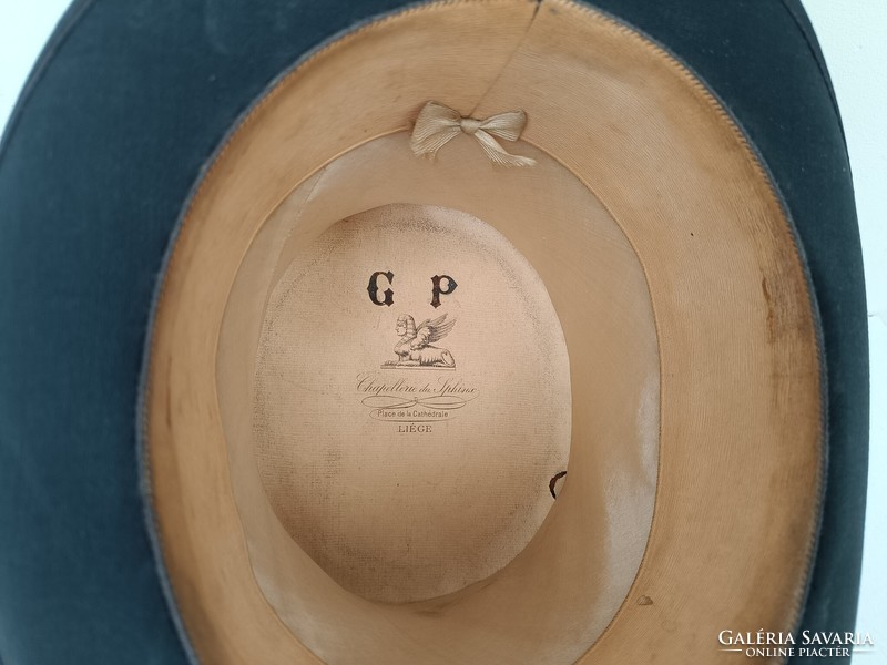 Antik cilinder kalap ruha film színház jelmez kellék sérült 409 8828