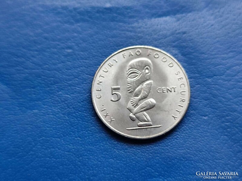 COOK-SZIGETEK 5 CENT 2000 FAO TANGAROA UNC!