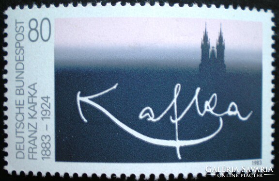 N1178 / Németország 1983 Franz Kafka, író bélyeg postatiszta