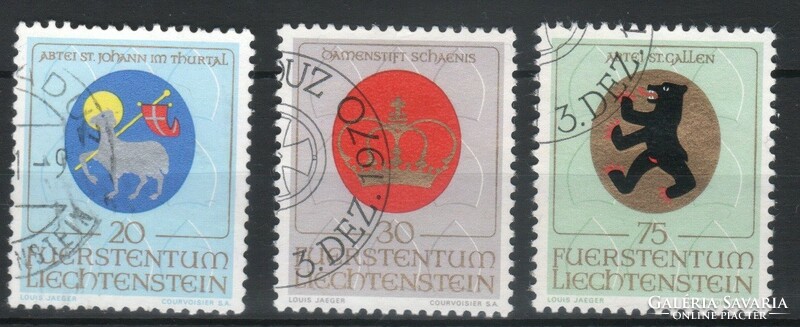 Liechtenstein  0335 Mi 533-535        1,40 Euró