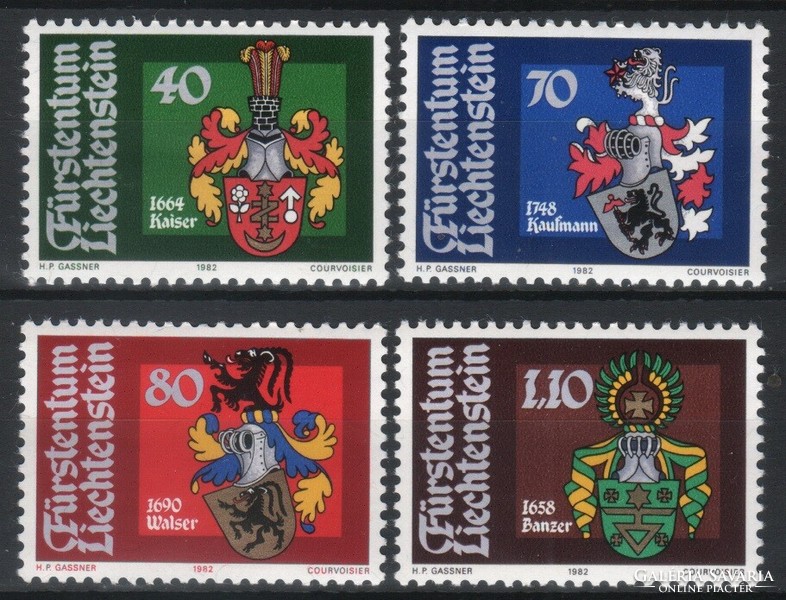 Liechtenstein 0364 mi 793-796 post office EUR 3.50