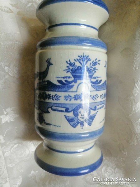 Delfts antique hand painted vase