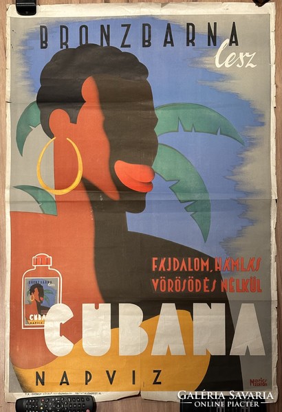 Cubana solar water poster