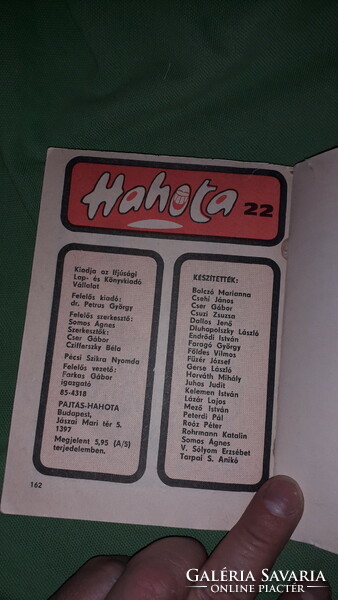 1986. PAJTÁS - HAHOTA 22.szám humoros kultusz gyermek zsebkönyv a képek szerint